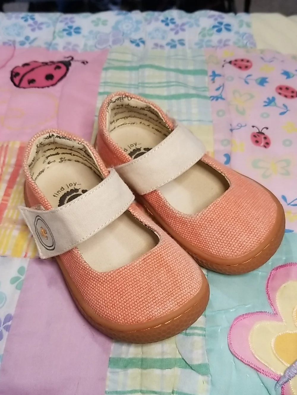 Livie & Luca Peach Carta II Mary Jane  Size 5